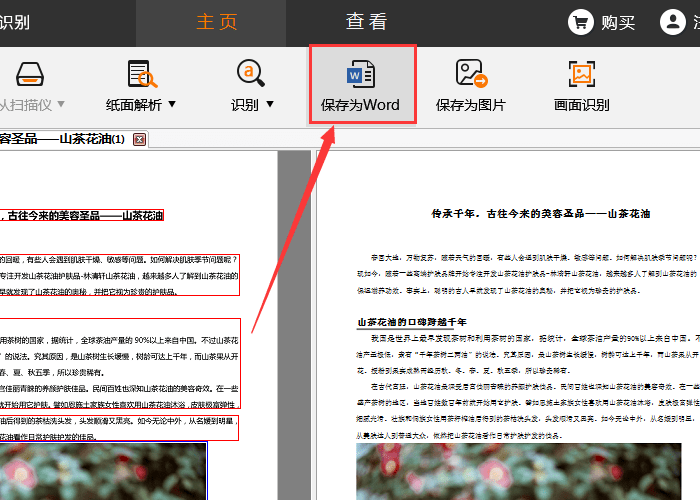 如何将扫描的图片文字转换成Word